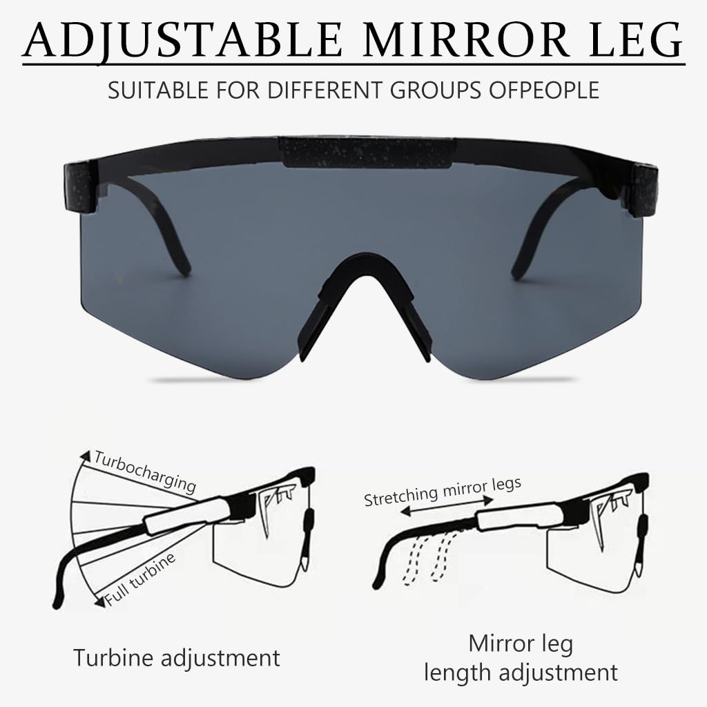 Proberos Sports Sunglasses Biking Sunglasses UV Protection Riding Polarized Sunglasses with Case Motorcycle Windproof Sunglasses Unisex Sports Sunglasses for Biking, Marathon, Motorcycling Proberos Sports Sunglasses Biking Sunglasses UV Protection Riding Polarized Sunglasses with Case Motorcycle Windproof Sunglasses Unisex Sports Sunglasses for Biking, Marathon, Motorcycling